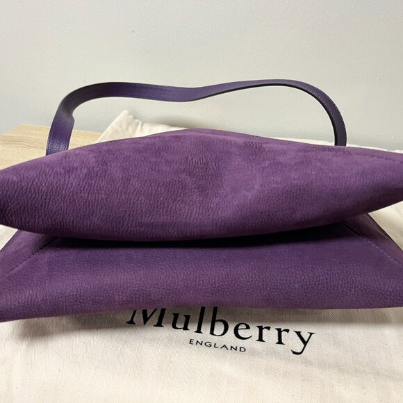 Mulberry M Zipped Amethyst Nubuck Bag - Picture 10 of 10